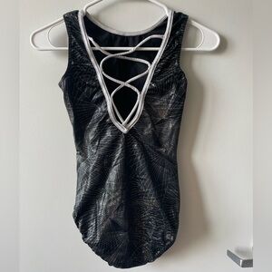 GK Elite: Metallic Geometric Leotard